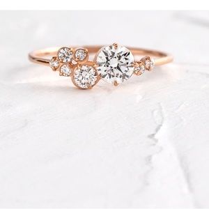 Melanie Casey Custom Rose Gold Engagement Ring